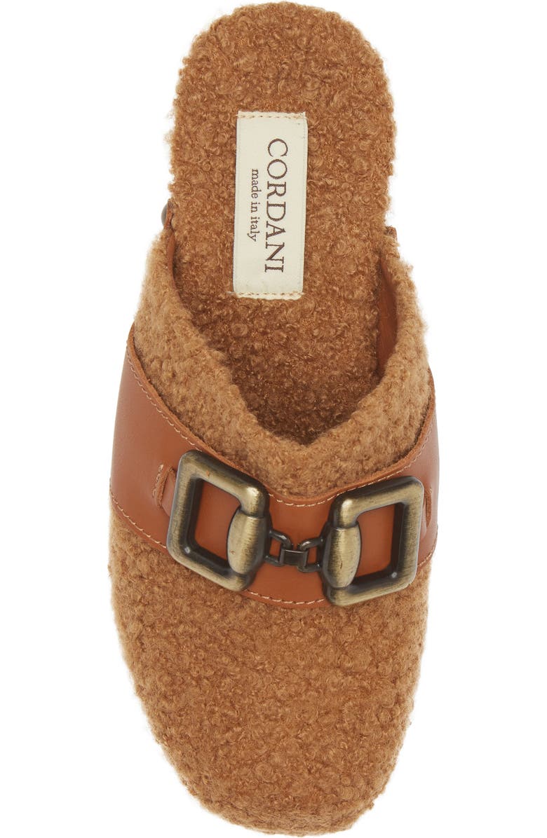 Cordani Winona Faux Shearling Platform Clog, Alternate, color, Cuoio/ Cuoio
