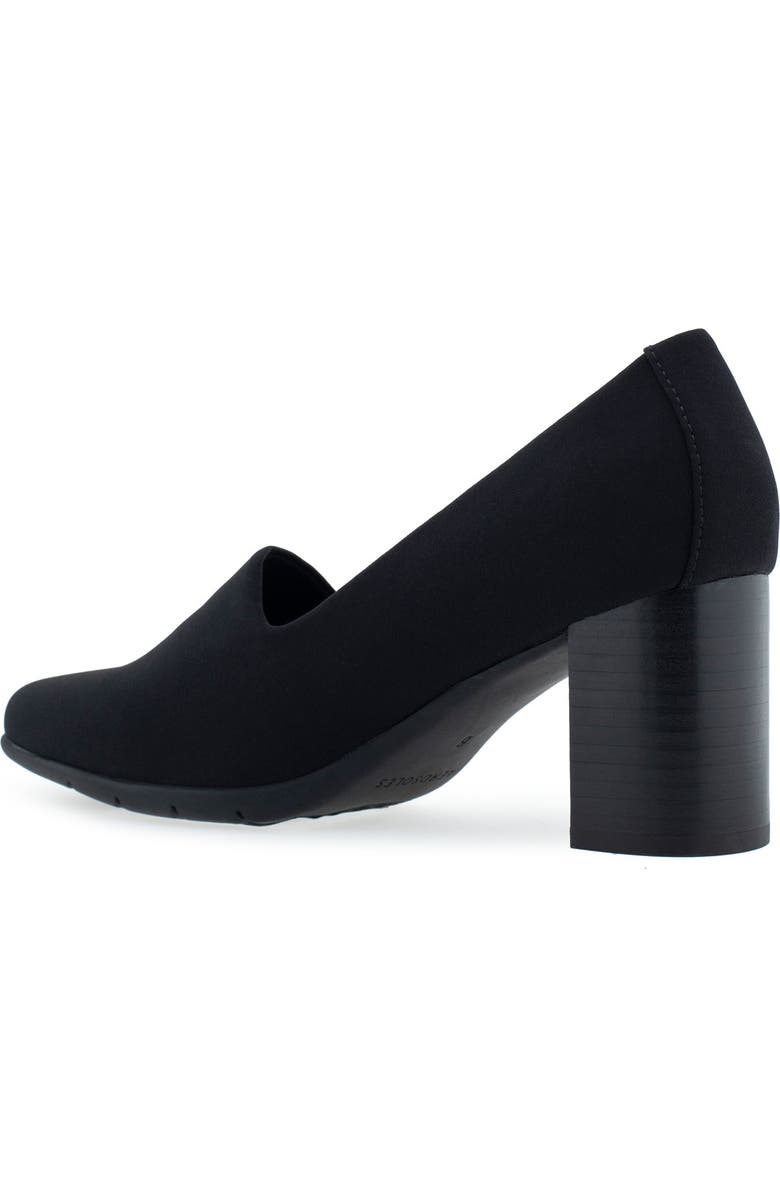 Aerosoles Midnight Block Heel Pump, Alternate, color, Black Stretch Gabardine