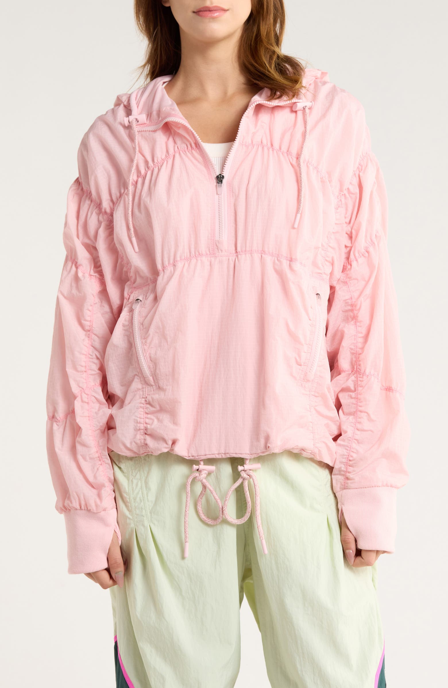 Free People FP Movement FP Light Packer Water Resistant Hiking Pullover ...