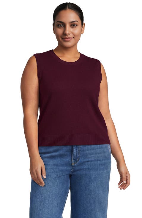 Cashtouch Crew Neck Vest Sweater