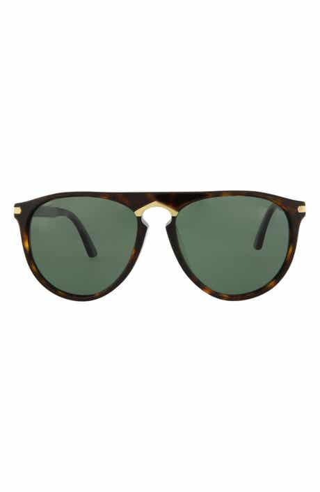 Cartier 57mm Aviator Sunglasses