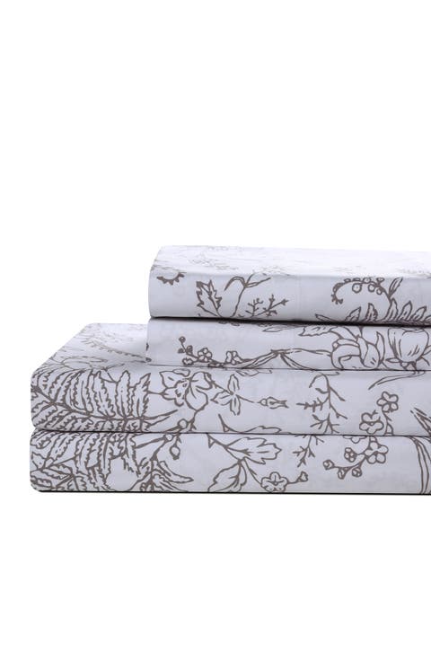 Southshore Fine Linens Winter Brush Sheet Set