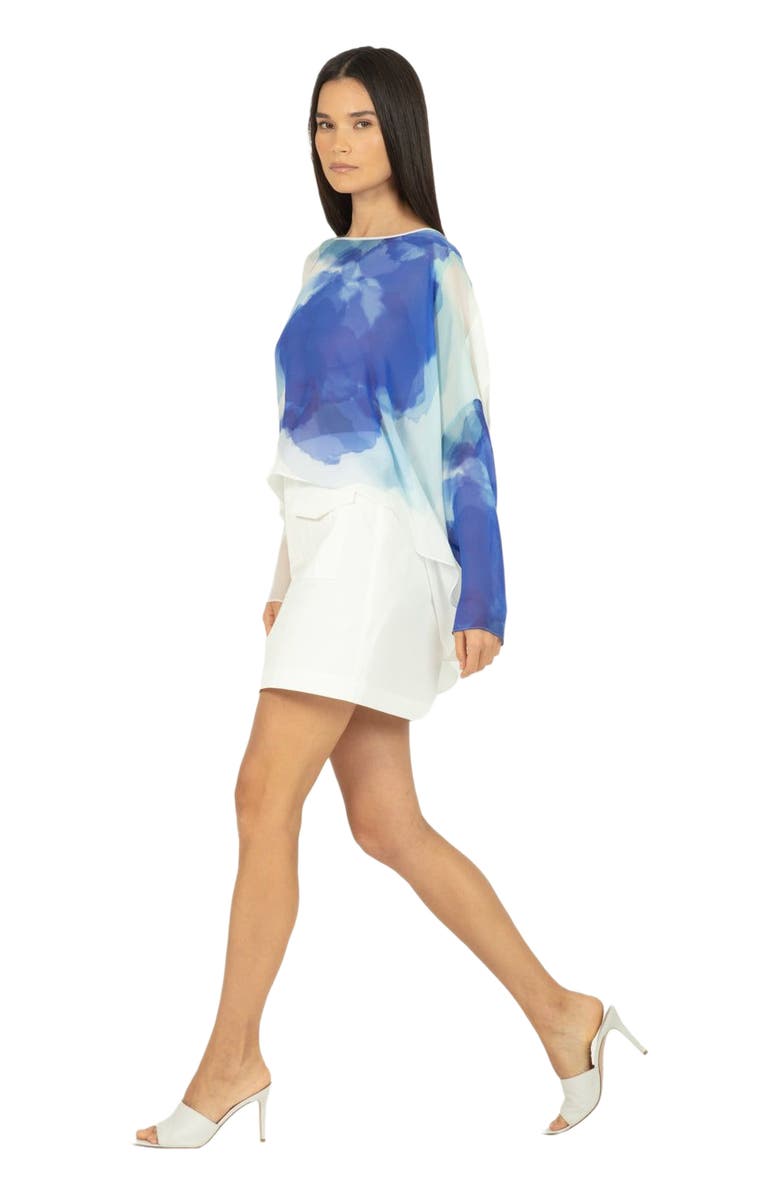 SECRET MISSION Vanna Top, Alternate, color, Azure Morning Glory