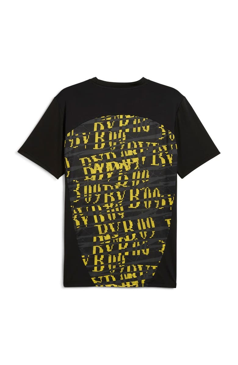 PUMA Men's Puma  Black Borussia Dortmund 2024/25 Pre-Match Training Jersey, Alternate, color, Black