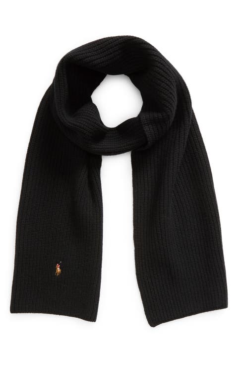 Signature Polo Pony Wool Blend Scarf