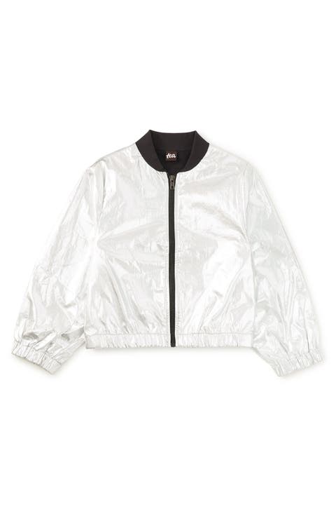 Metallic Bomber Jacket (Little Kid)