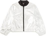 Tea Collection Metallic Bomber Jacket