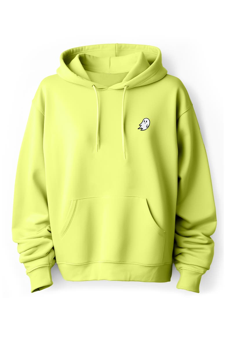 Ghost Fleece Hoodie, Main, color, Safety Green