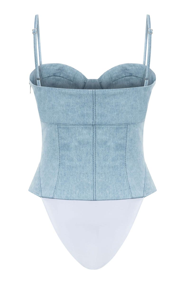 Jendue Marvel Bodysuit, Alternate, color, Ice Blue
