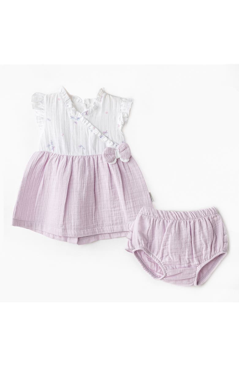 Andy Wawa Magical Butterfly Dress Bloomers Set, Main, color, 