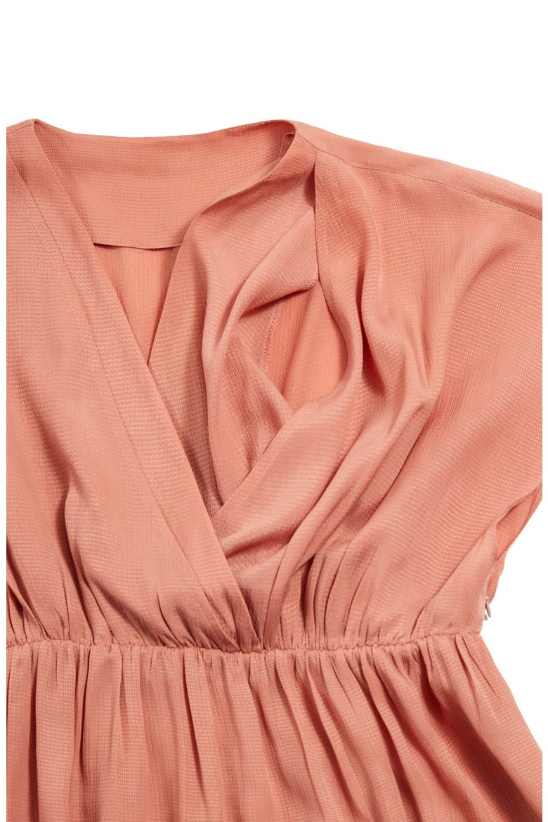 Irene Maternity/Nursing Dress, Alternate, color, SALMON PINK