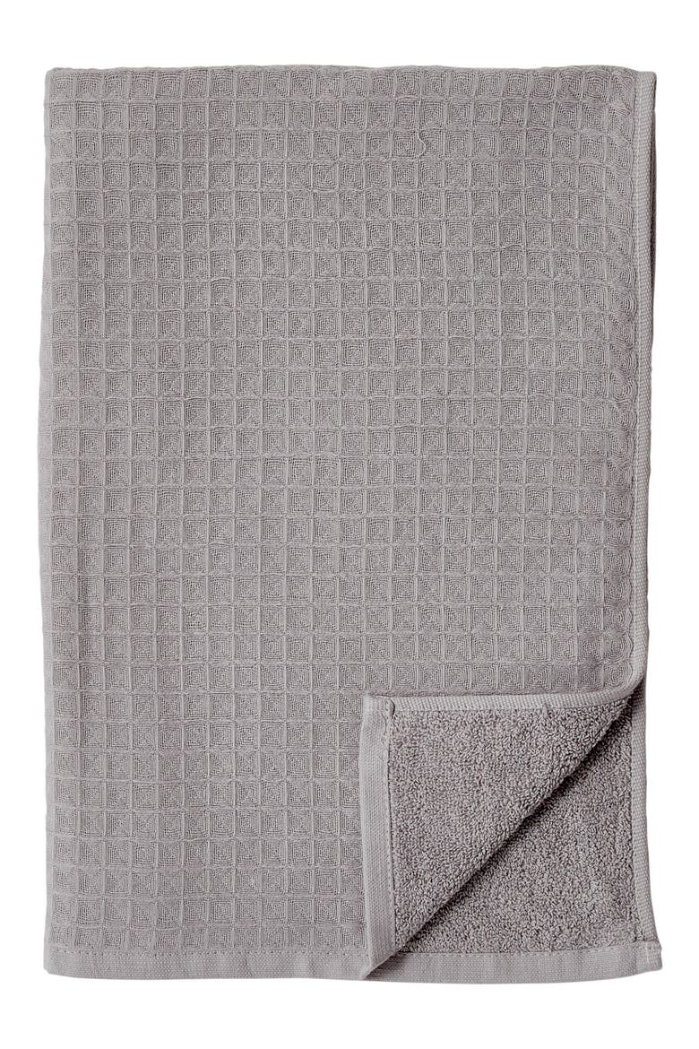 Waffle Hand Towel, Alternate, color, GREY