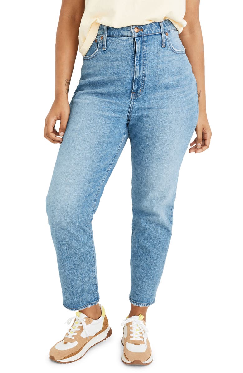 Madewell Classic High Waist Straight Leg Jeans, Alternate, color, 