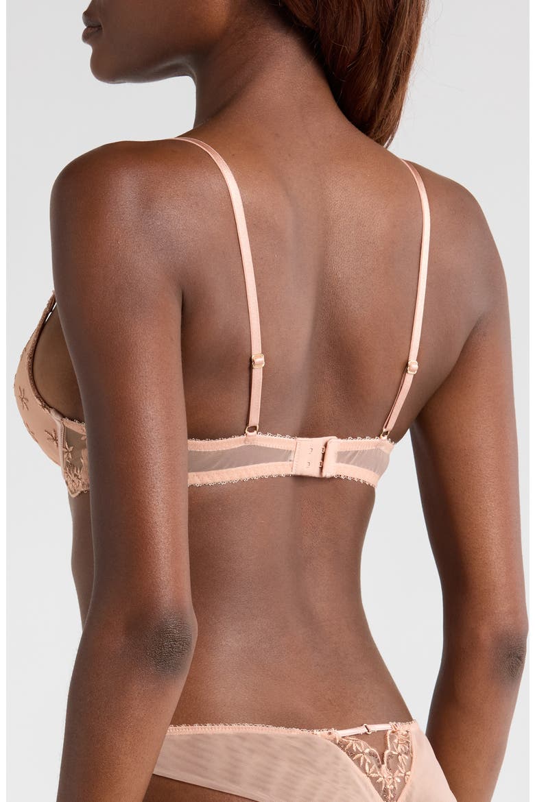 The Plunge Push-Up Bra, Alternate, color, BLUSH
