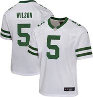 Nike Youth Nike Garrett Wilson Legacy White New York Jets Game Jersey