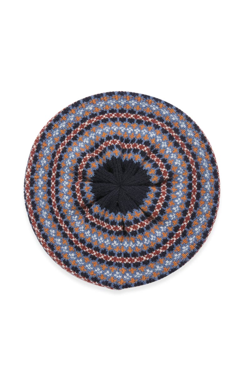 Celtic & Co. British Lambswool Fair Isle Beret, Main, color, 