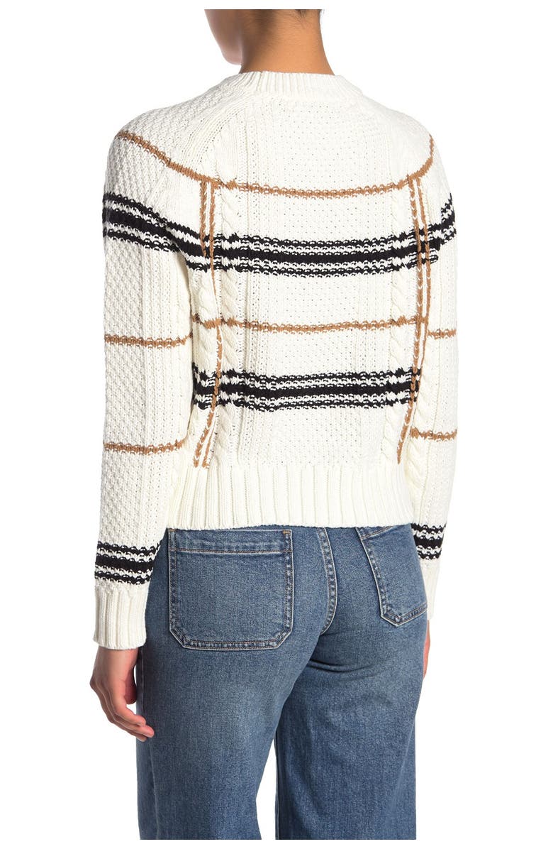360 CASHMERE Ella Plaid Sweater, Main, color, 
