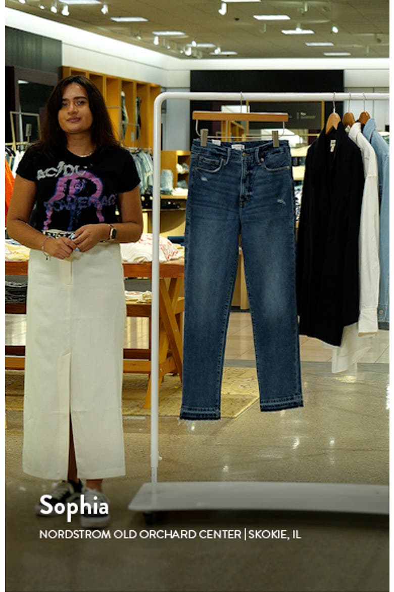 Good Classic Distressed Release Hem Jeans video