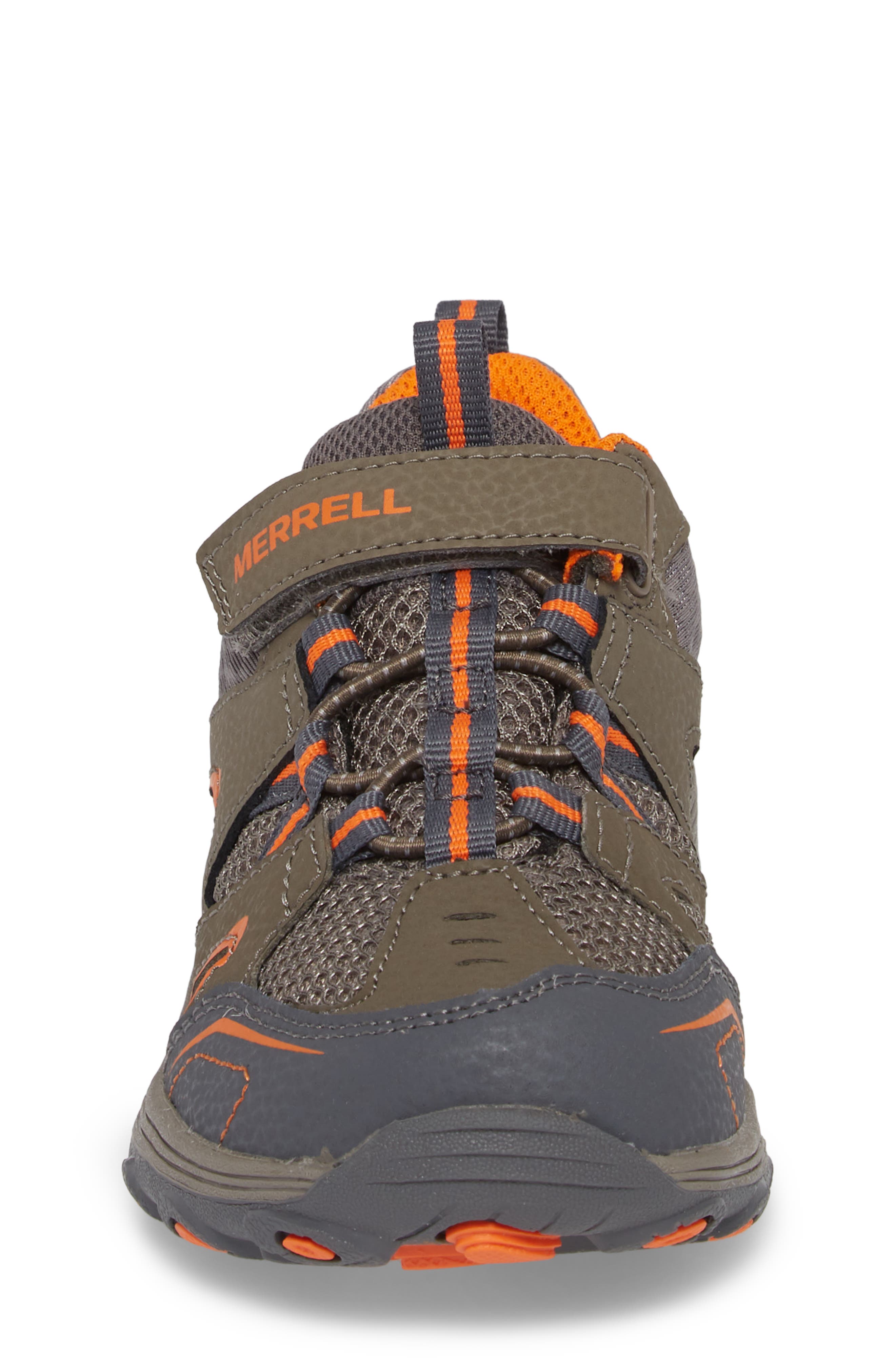 Trail Chaser Sneaker, Alternate, color, GUNSMOKE/ ORANGE