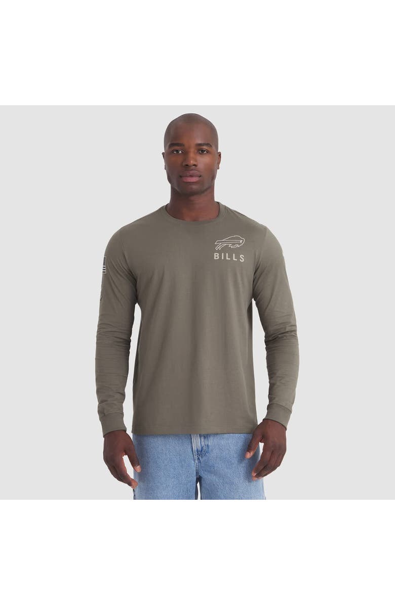 Nike Men's Nike Olive Buffalo Bills 2025 Salute to Service Sideline Long Sleeve T-Shirt, Main, color, Olive