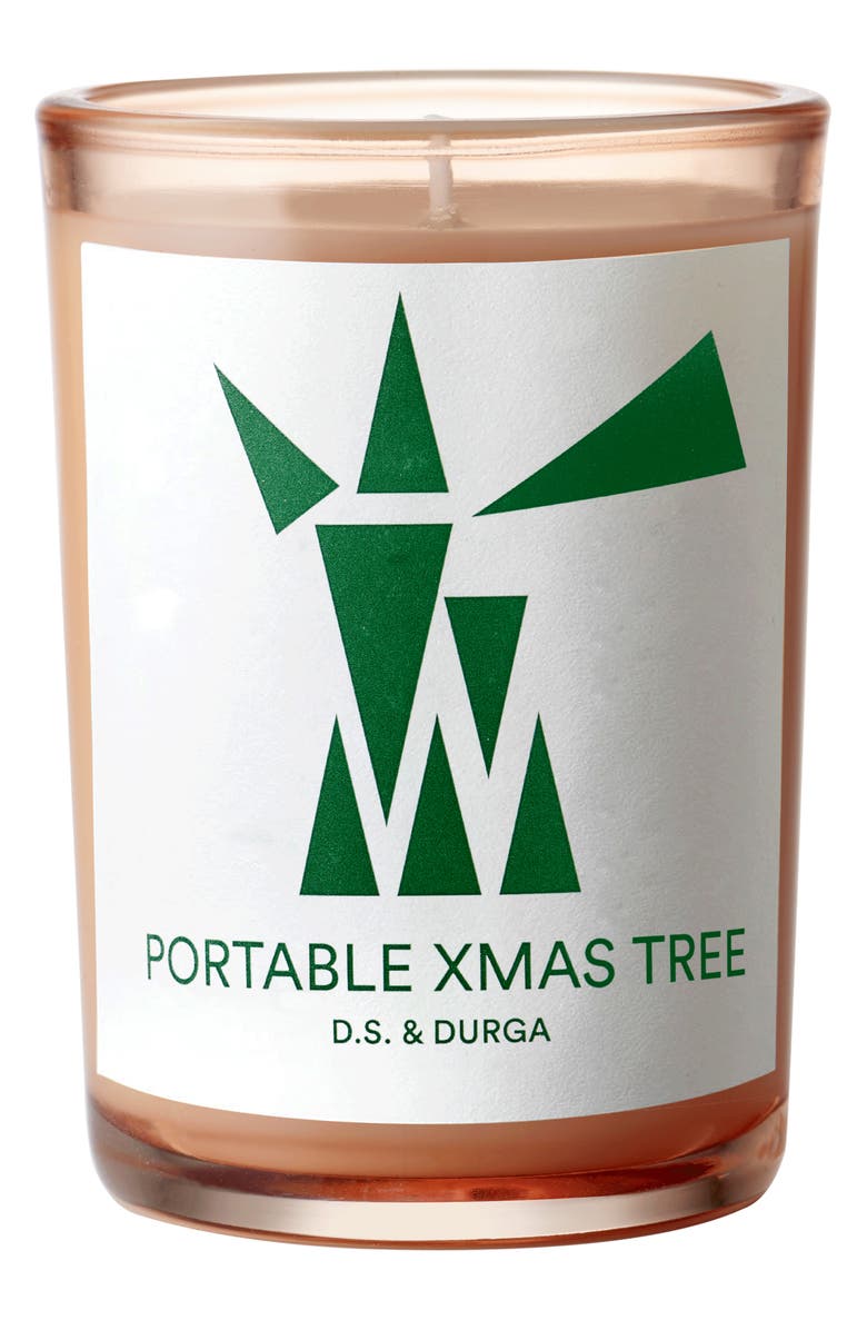 D.S. & Durga Portable Xmas Tree Scented Candle, Main, color, 