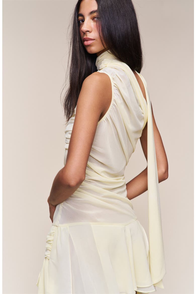 Cyrielle Dress, Alternate, color, Honey Butter
