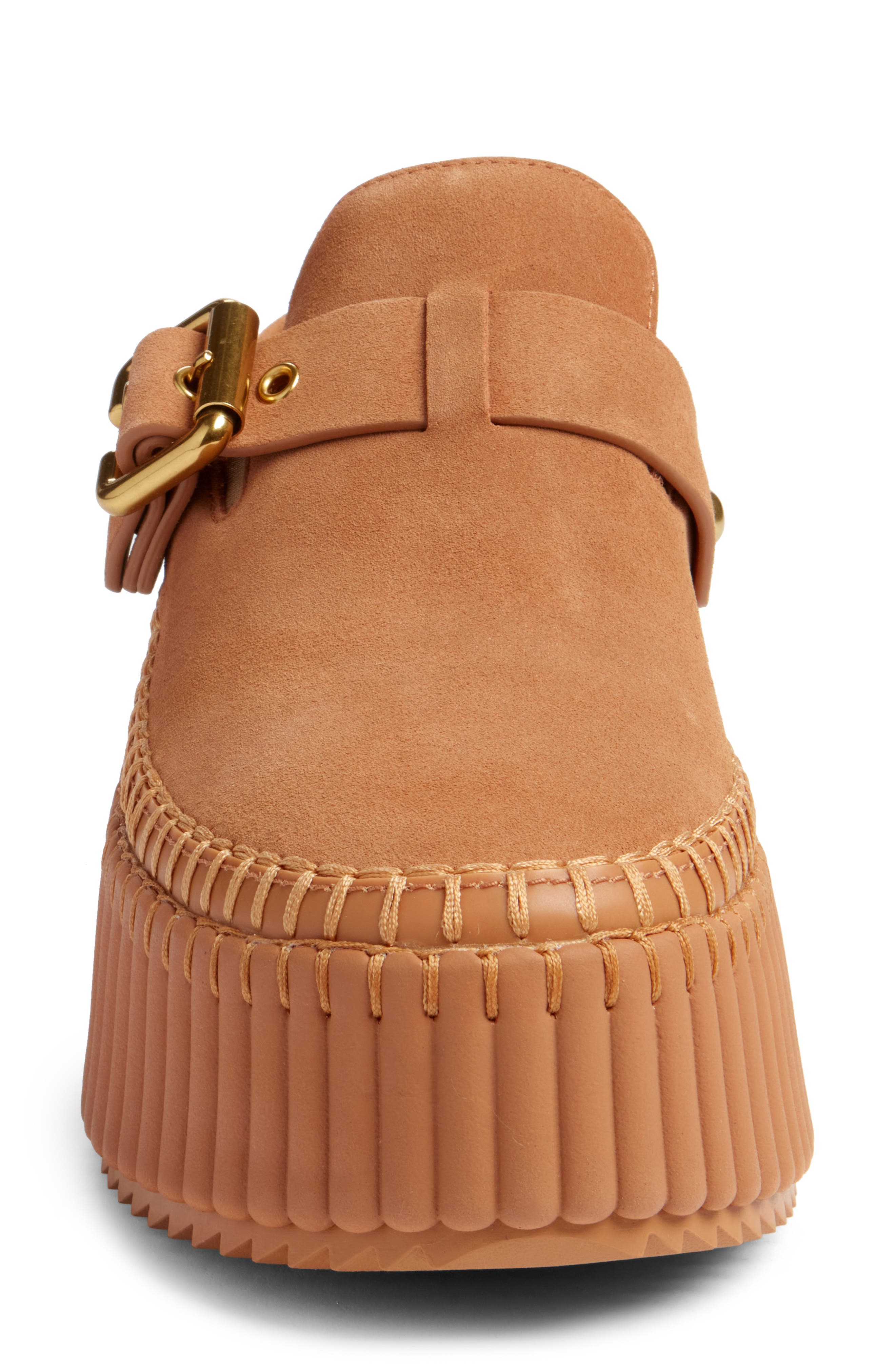 Nama Buckle Platform Mule, Alternate, color, POTTERY BROWN