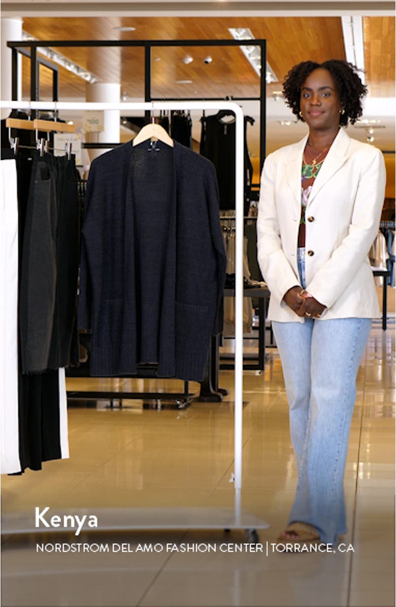 Organic Cotton Bouclé Cardigan, sales video thumbnail