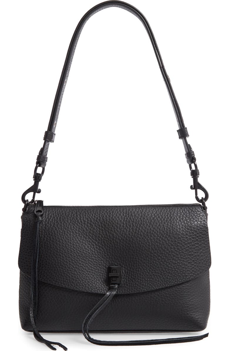 Rebecca Minkoff Darren Leather Shoulder Bag, Main, color,