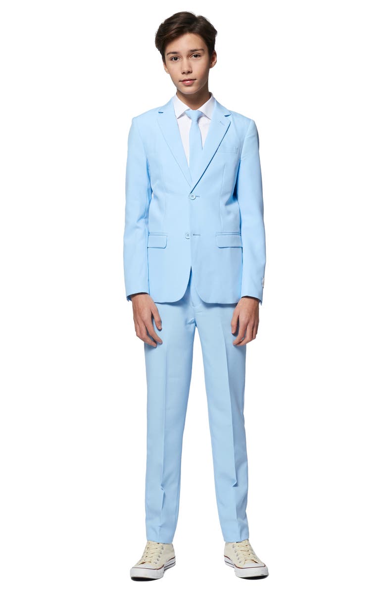 OppoSuits Kids' Cool Blue Two-Piece Suit with Tie, Main, color, Blue