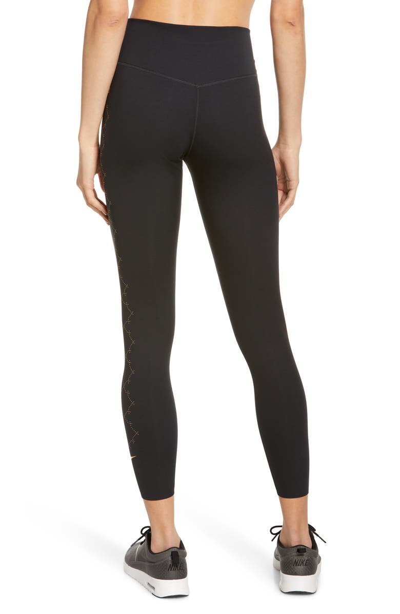 Nike One Luxe Dri-FIT High Waist Leggings, Alternate, color, 