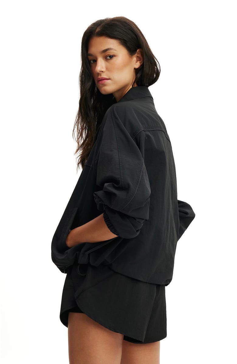 COTTON ON BODY Women's Active Offside Windbreaker, Alternate, color, Black