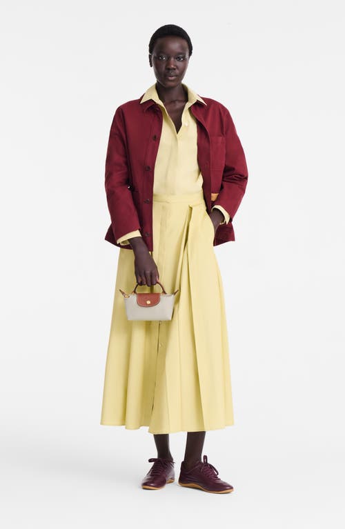 Longchamp Le Pliage Cosmetics Case In Gray