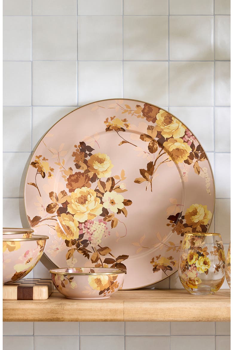 Wild Rose Mauve Serving Platter, Alternate, color, MAUVE