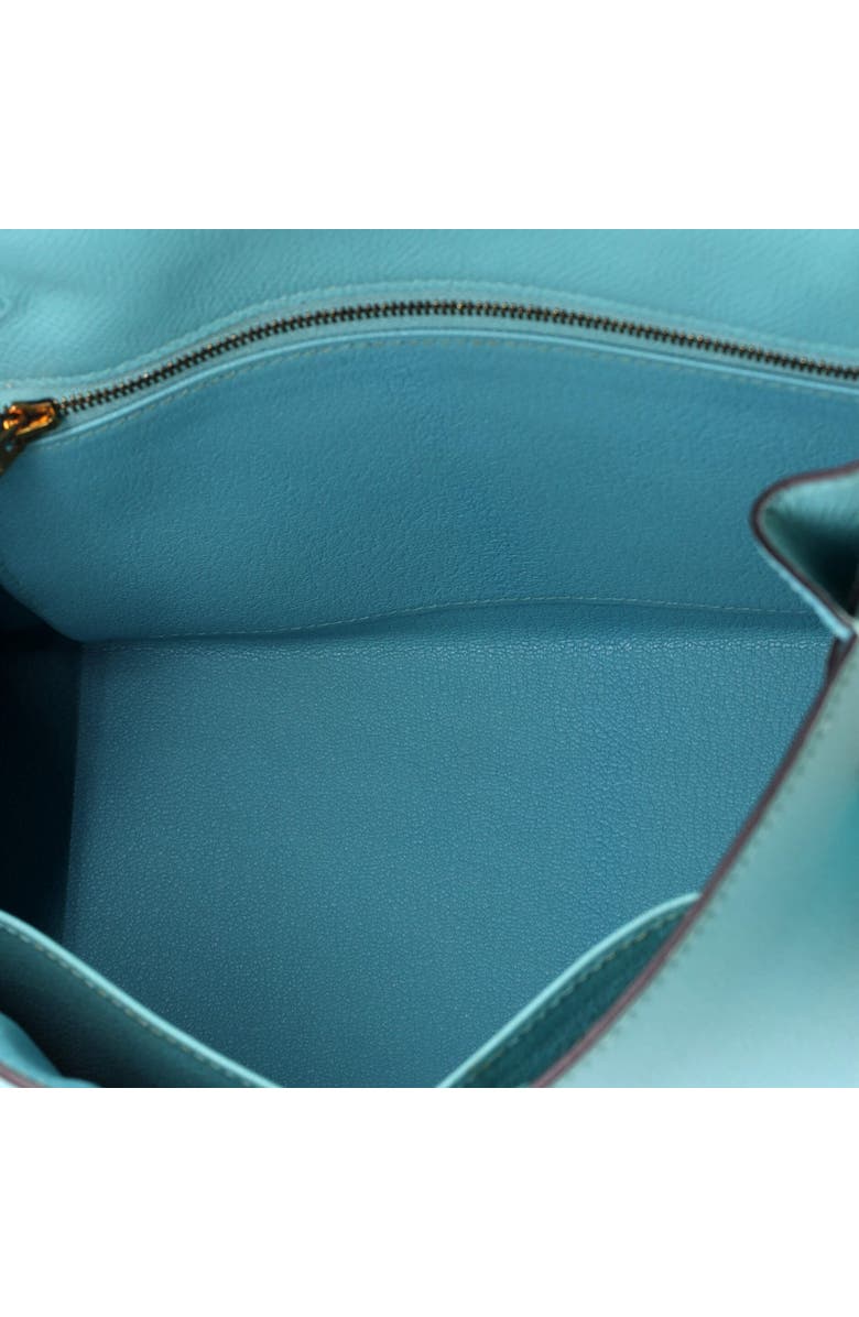 Pre-Owned Hermes Kelly Handbag Blue Epsom with Gold Hardware 28, Alternate, color, Bleu Atoll