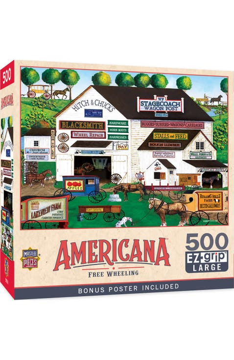 Free Wheeling 500 Piece Jigsaw Puzzle