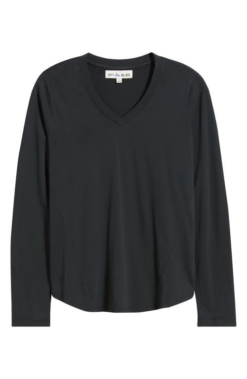 City Blues Beth Long Sleeve T-shirt In Black