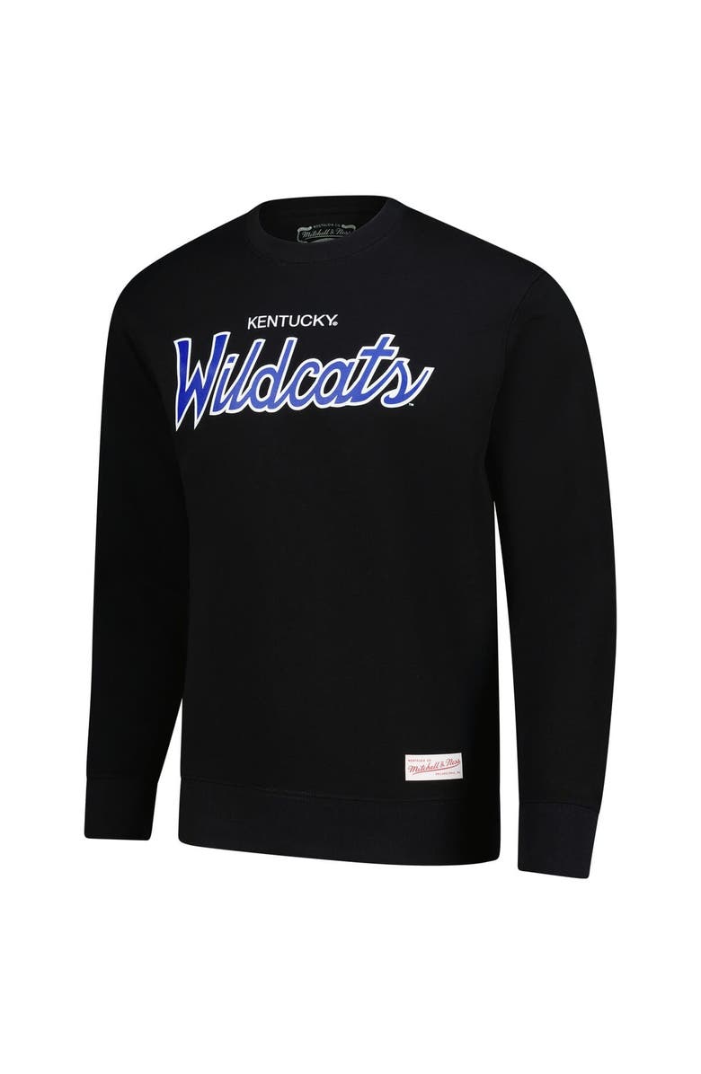 Mitchell & Ness Men's Mitchell & Ness Black Kentucky Wildcats Elite Script Pullover Sweatshirt, Alternate, color, Black