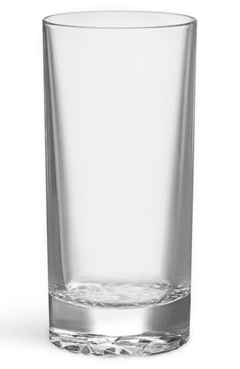 Orrefors Carat Set of 4 Crystal Highball Glasses, Main, color, Clear