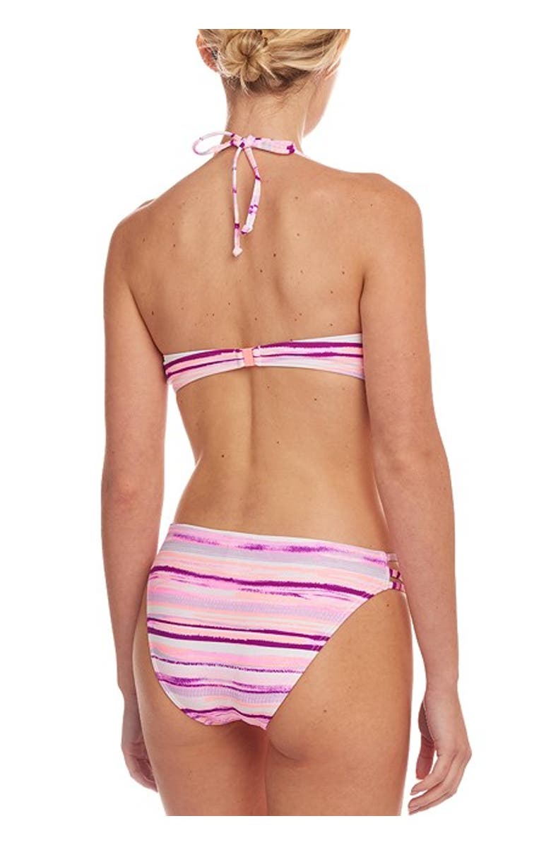 LASCANA Printed Strappy Classic Bikini Bottom, Alternate, color, Rose Multi