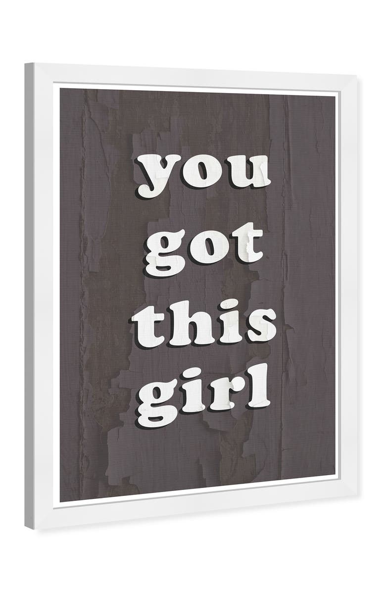 Wynwood Studio You Got This Girl Grey Framed Art, Alternate, color, 