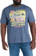 True Nation by DXL Big & Tall Ricky Bobby Car Race Flag Graphic Tee