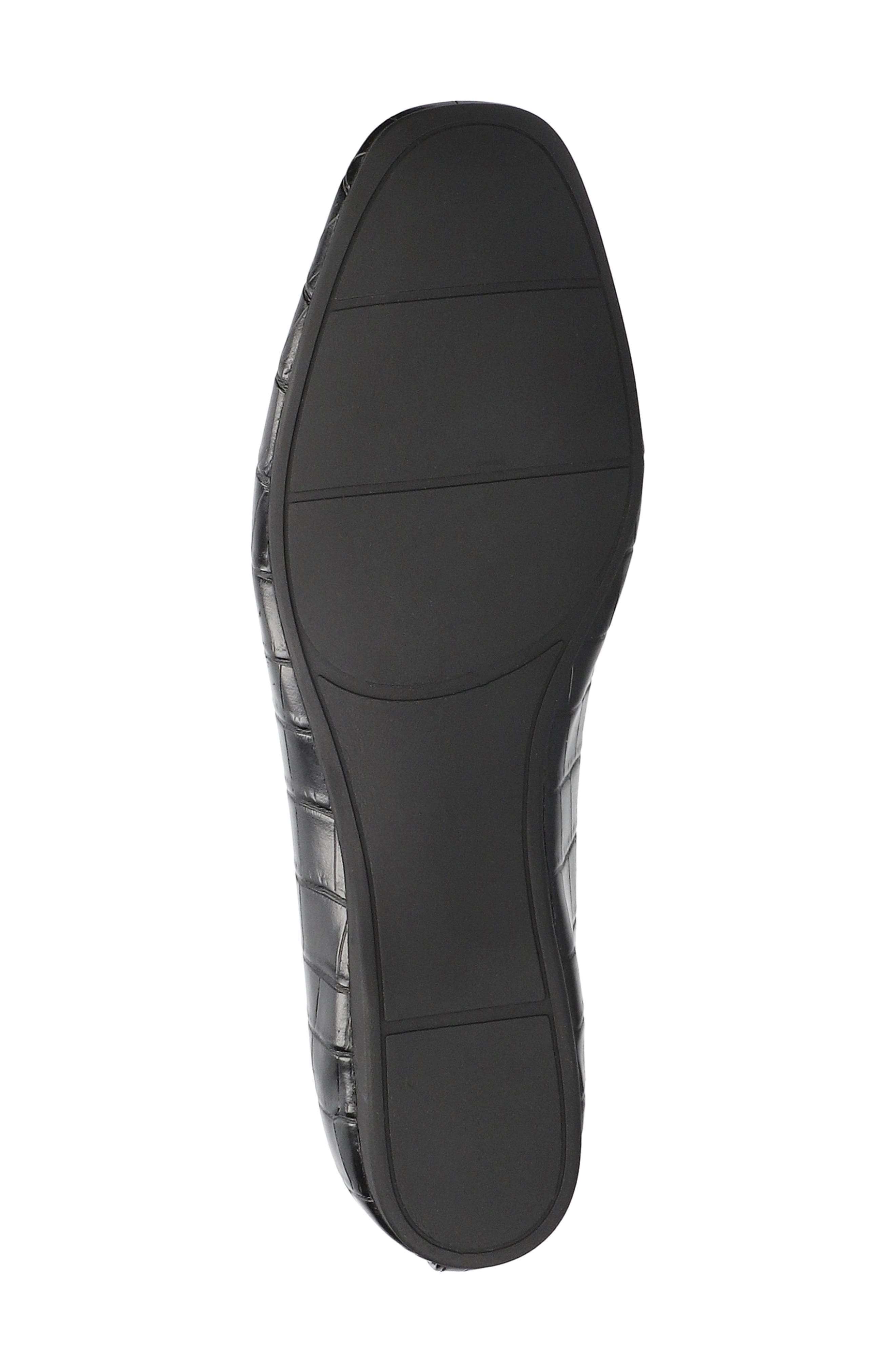 EASY STREET Amber Loafer, Alternate, color, Black Croco