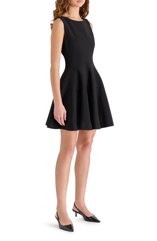 Steve Madden Nili Fit & Flare Minidress In Black
