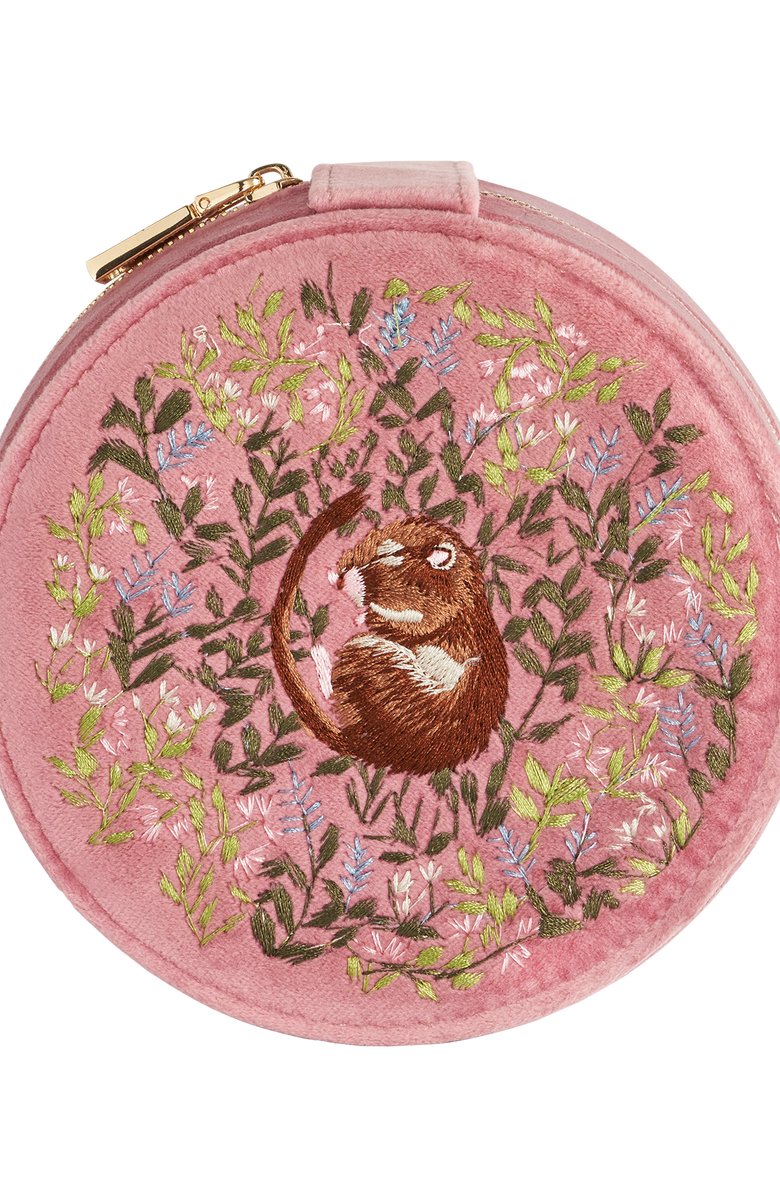 Fable England Fable Chloe Dormouse Jewellery box Pink, Alternate, color, 