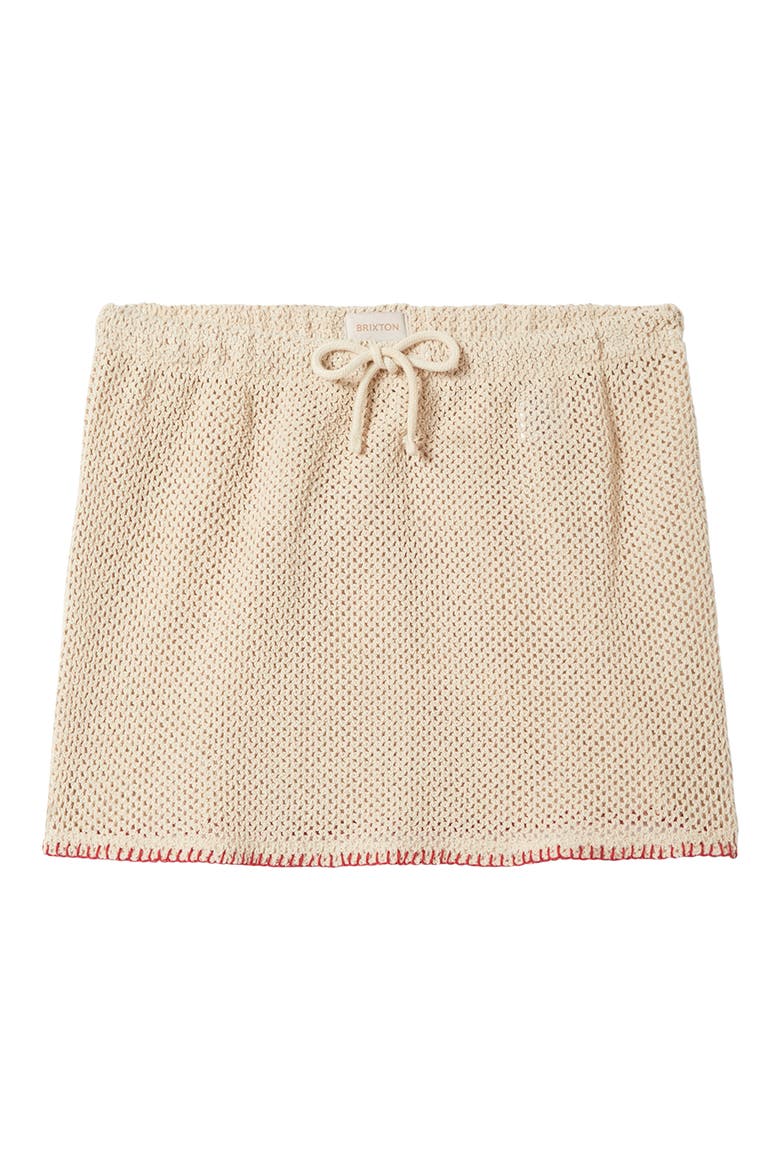 Mesh Knit Cover-Up Miniskirt, Alternate, color, TIMELESS TAUPE