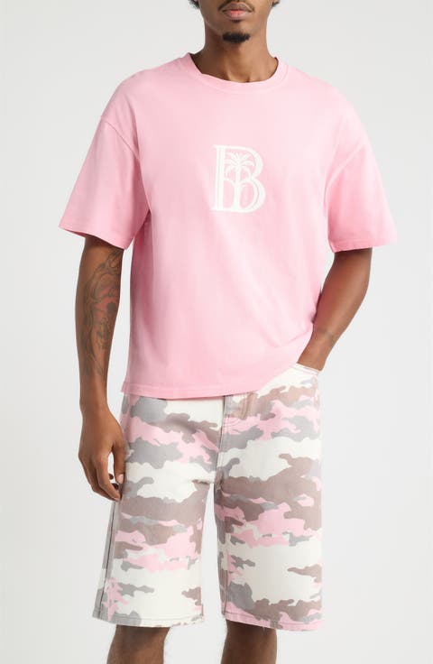 Palm Logo Cotton Graphic T-Shirt