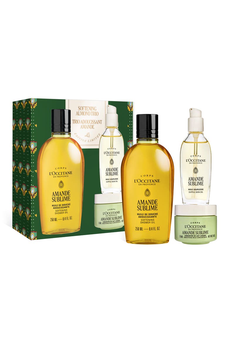 2026 Softening Almond Trio Gift Set (Limited Edition) $84 Value, Main, color, NO COLOR