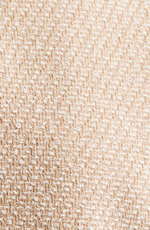 Rag & Bone Bartlet Cotton Blend Metallic Tweed Vest In Nude