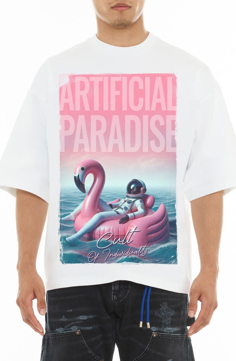 Cult of Individuality Crewneck Graphic T-Shirt, Main, color,